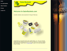 Tablet Screenshot of gatorbuckets.com